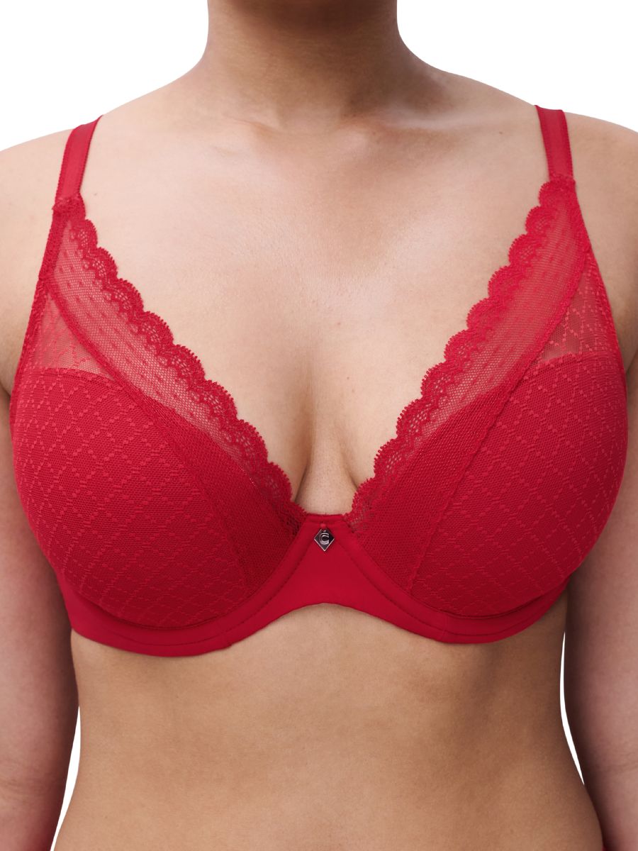 Chantelle Norah Chic Plunge Bra T-Shirt Moulded Bras Underwired Lingerie - Picture 25 of 26