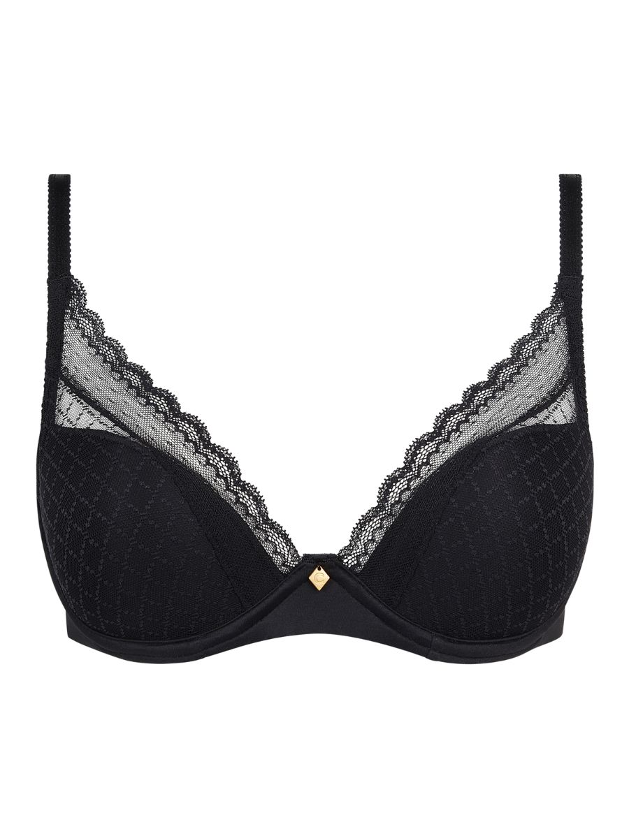 Chantelle Norah Chic Plunge Bra T-Shirt Moulded Bras Underwired Lingerie - Picture 6 of 21