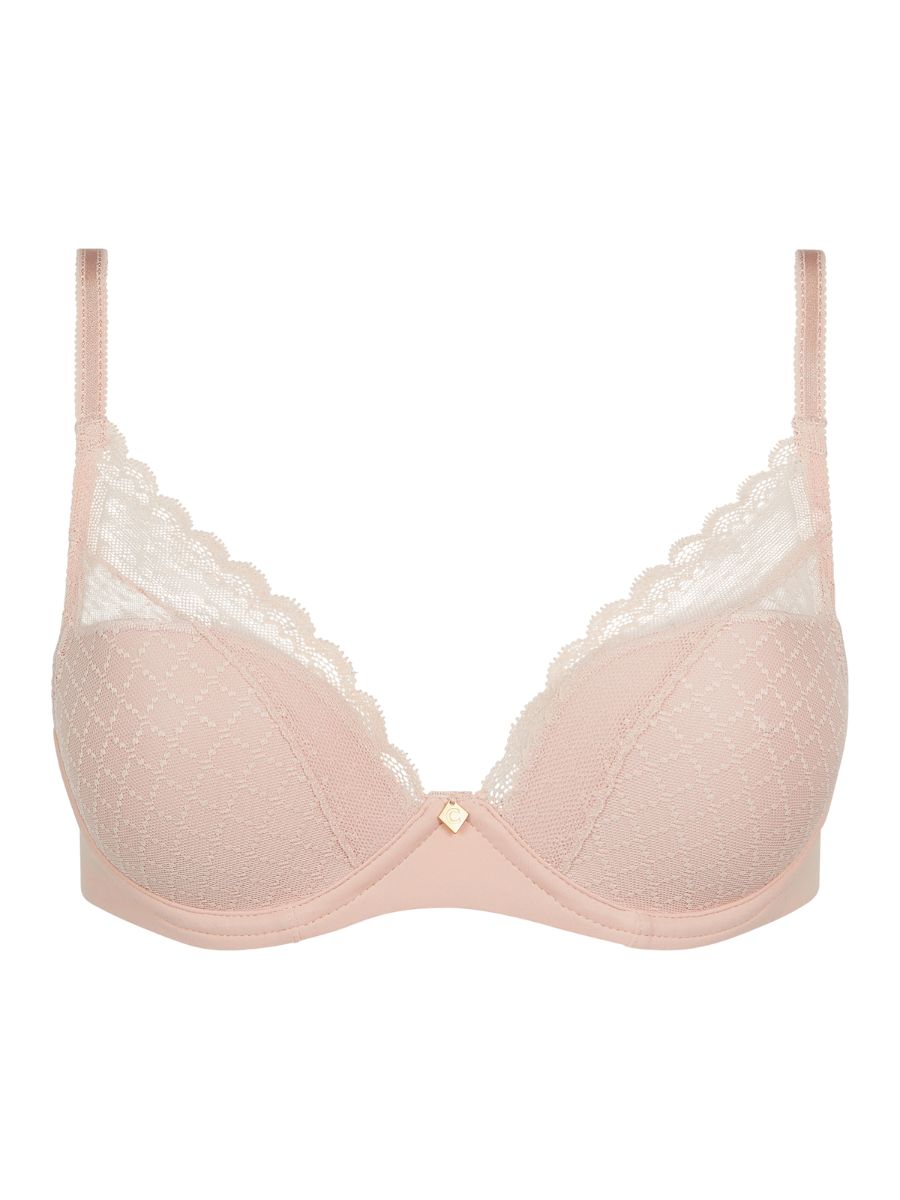 Chantelle Norah Chic Plunge Bra T-Shirt Moulded Bras Underwired Lingerie - Picture 17 of 21
