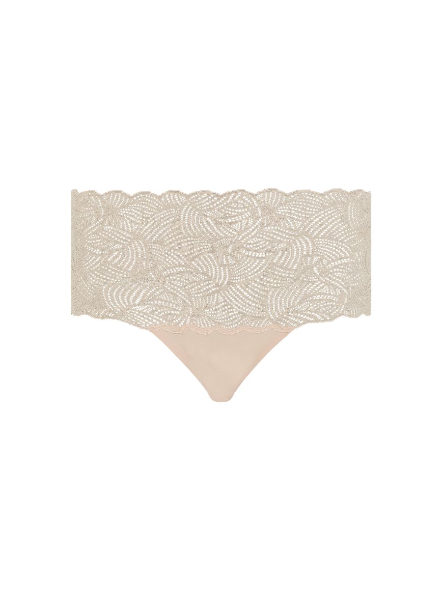 Chantelle SoftStretch LACE HIGH WAIST Briefs One Size Lined Brief Underwear - Picture 12 of 12