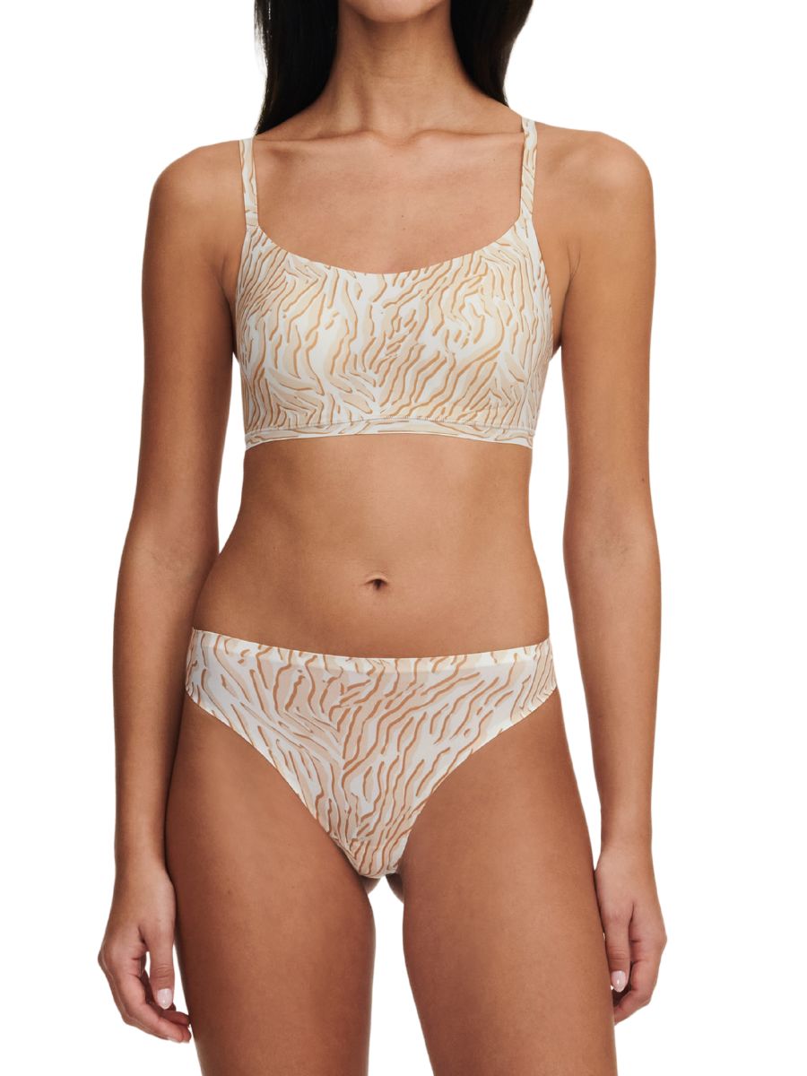Chantelle SoftStretch THONG Classic Mid Rise Stretch One Size Underwear Lingerie - Picture 18 of 22