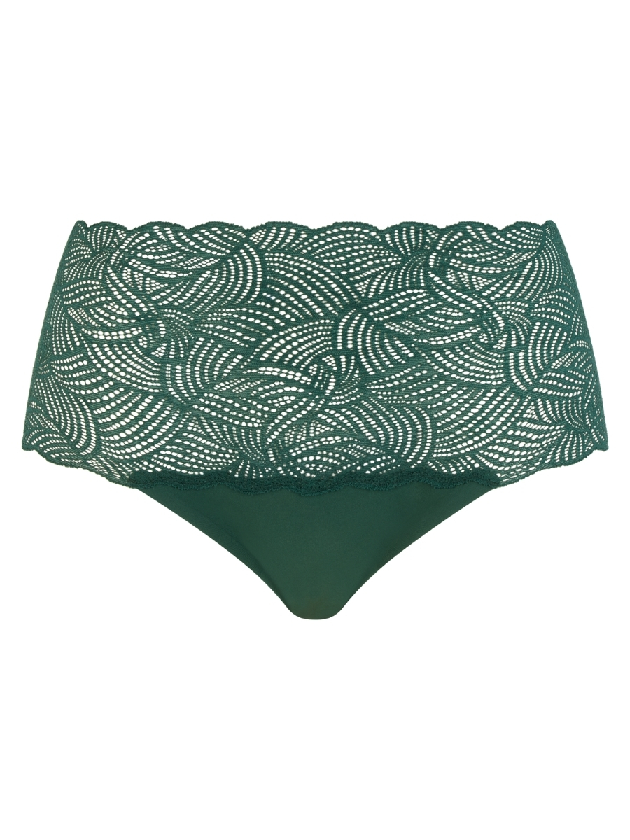 Chantelle SoftStretch LACE HIGH WAIST Briefs One Size Lined Brief Underwear - Picture 9 of 12