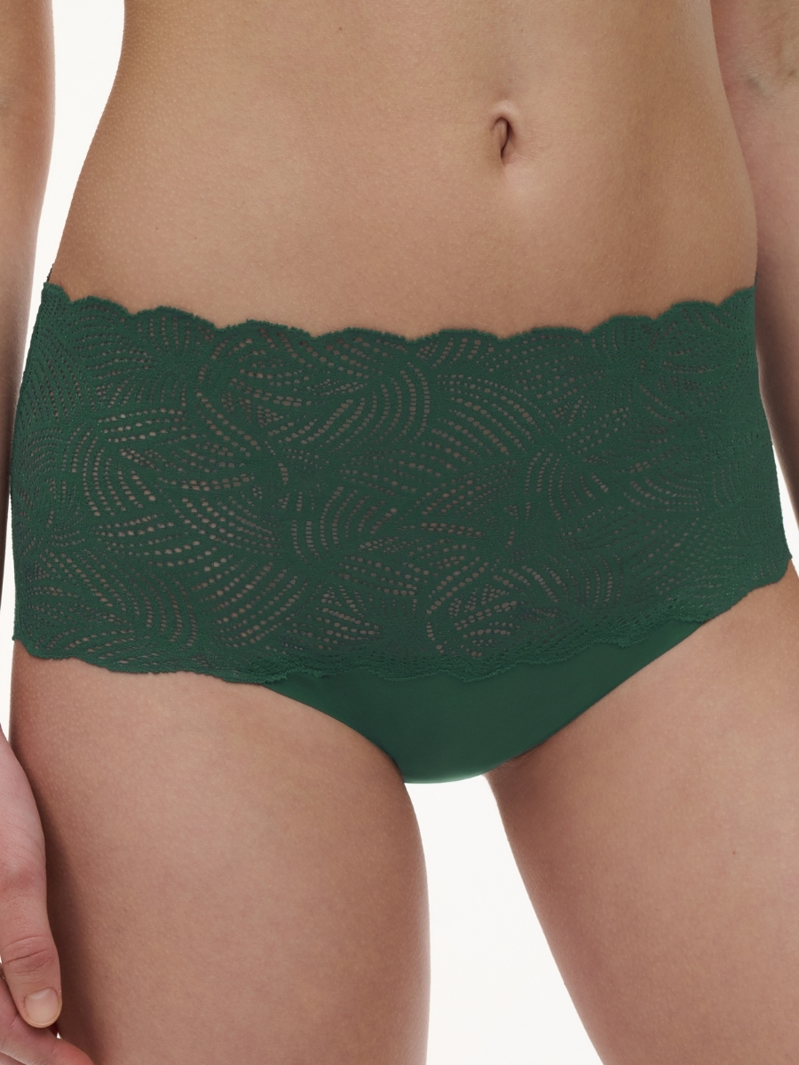 Chantelle SoftStretch LACE HIGH WAIST Briefs One Size Lined Brief Underwear - Picture 8 of 12