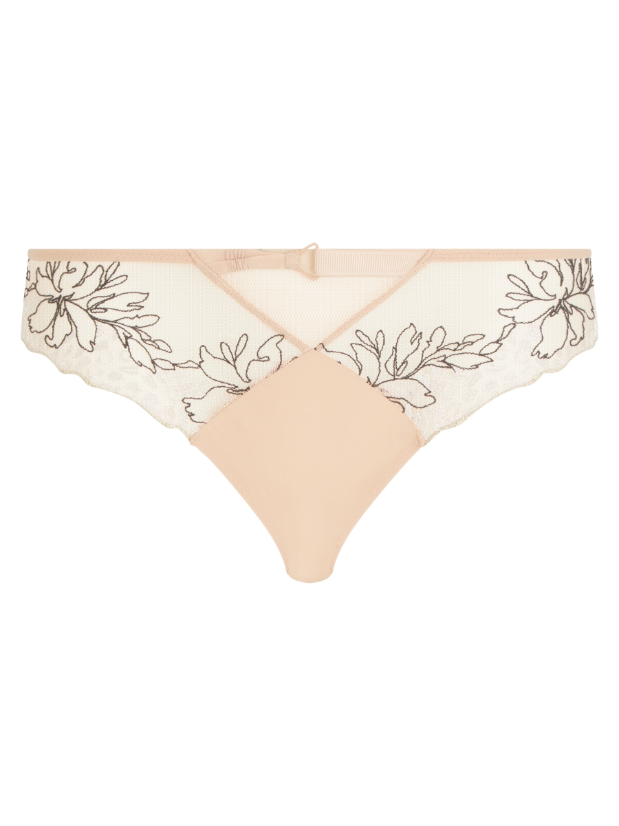 Chantelle Spice Briefs Mid Rise Lined Brazilian Brief Knickers Embroidered - Picture 4 of 22