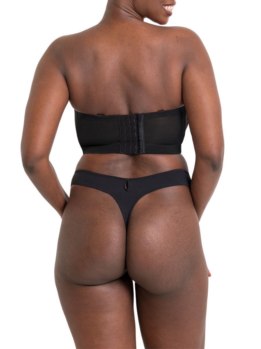 Curvy Kate Hey Girls Thong Brief Mid Rise Lace No VPL Knickers Briefs Lingerie - Picture 10 of 11