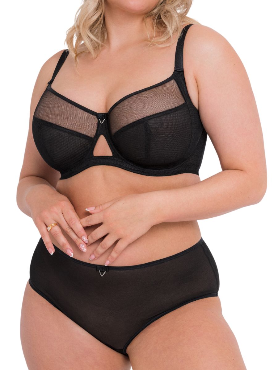 Sujetador de balcón Curvy Kate Victory cuatro secciones Balconette sujetadores sin relleno lencería - Imagen 6 de 21