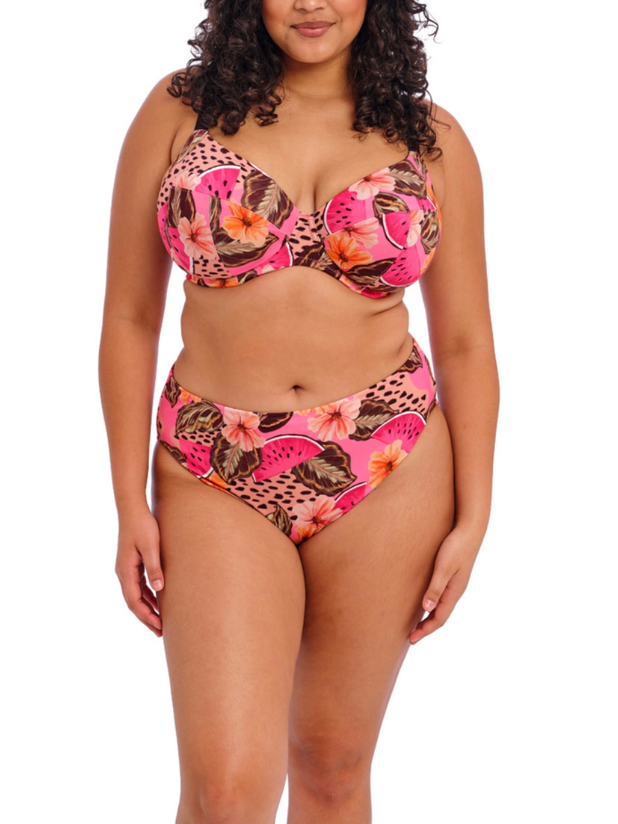 Elomi Cabana Nights Bikini Brief Mid Rise Swim Bottoms Plus Size Swimwear - Picture 4 of 31