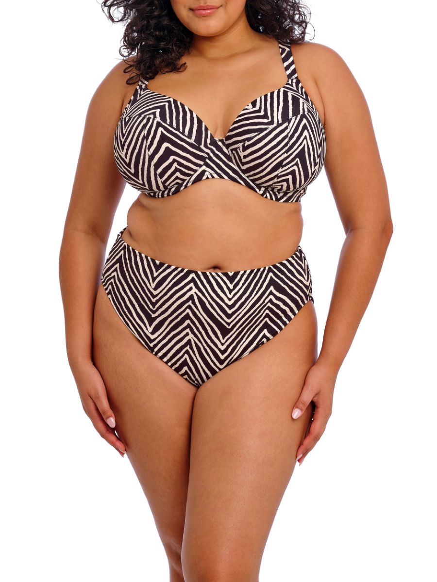 Elomi Fiji Falls Mid Rise Bikini Brief Lined Swim Bottom Swimwear - Picture 5 of 13