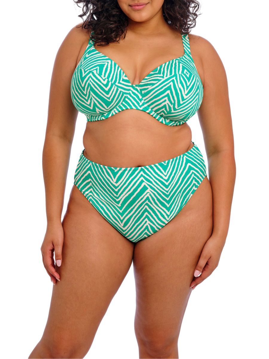 Elomi Fiji Falls Mid Rise Bikini Brief Lined Swim Bottom Swimwear - Picture 11 of 13