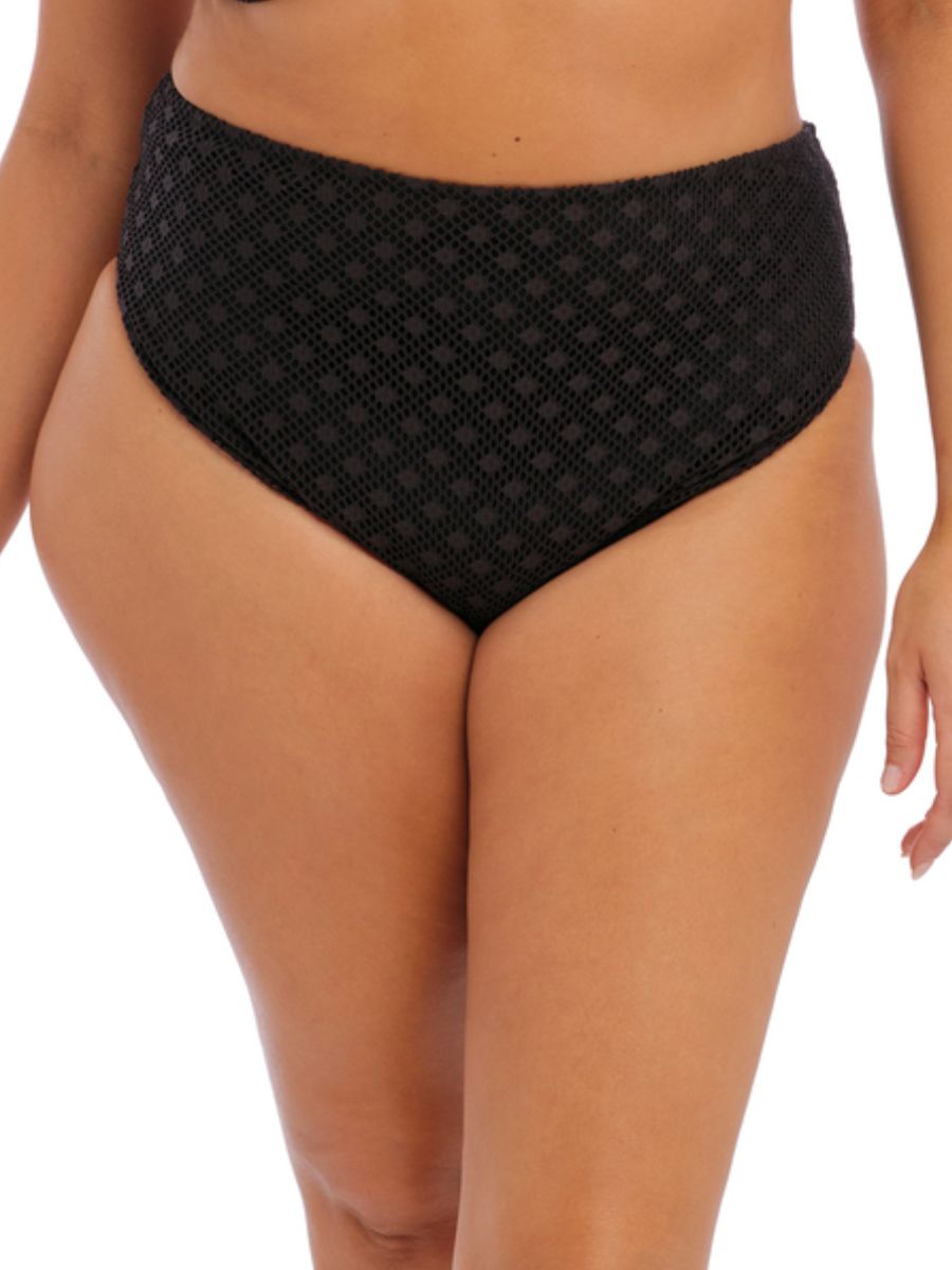 Elomi Bazaruto Swim Bottoms Mid Rise Bikini Brief High Leg Briefs Swimwear