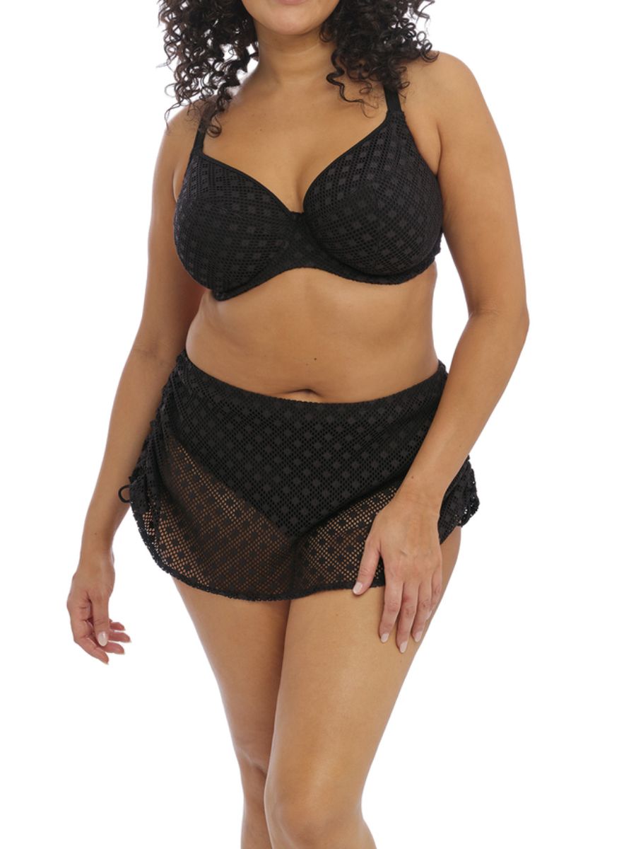 Elomi Bazaruto Swim Bottoms Adjustable Skirted Bikini Brief Tie Side Swimwear - Picture 2 of 14