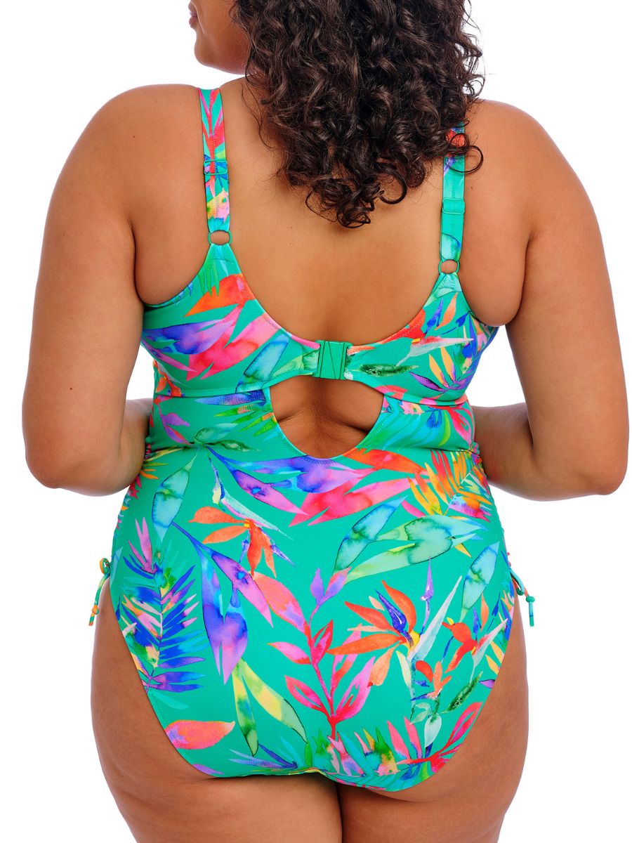 Elomi Toyama Tides Swimsuit Non Wired Adjustable Leg One Piece Swim Swimsuit - Picture 2 of 31