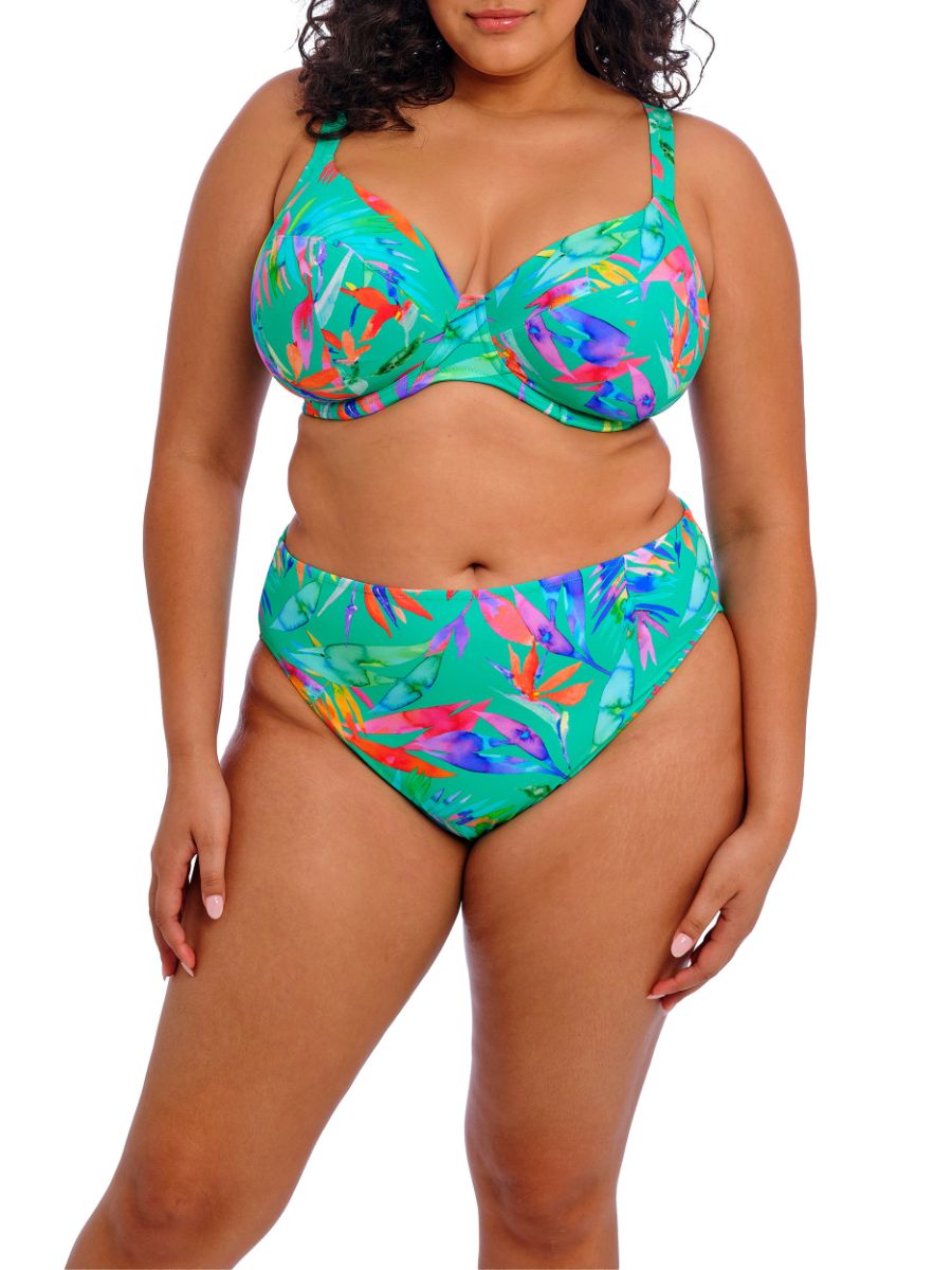 Elomi Toyama Tides Bikini Brief Mid Rise Swim Bottom Lined Swimwear - Picture 4 of 36