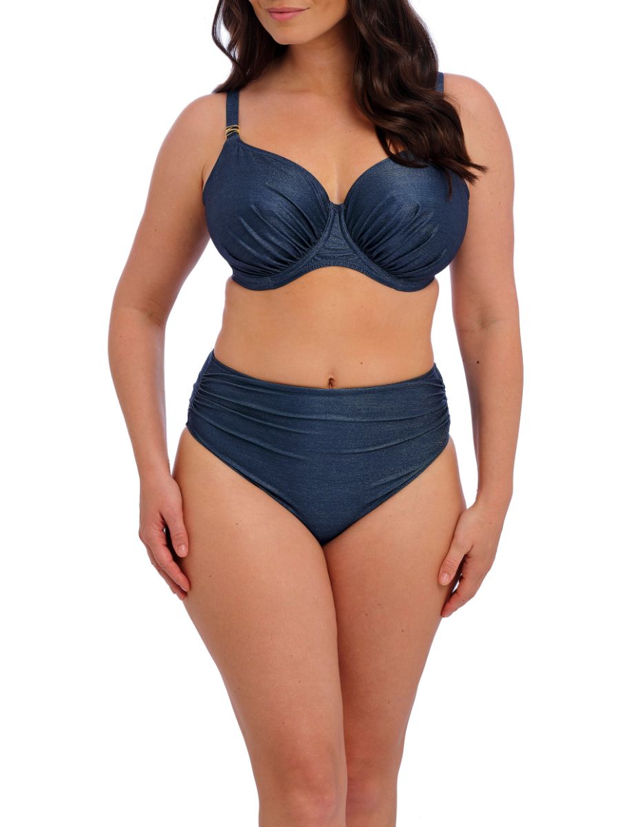 Fantasie Paros Coast Bikini Top Full Cup Underwired Gathered Bikinis Swimwear - Picture 3 of 25