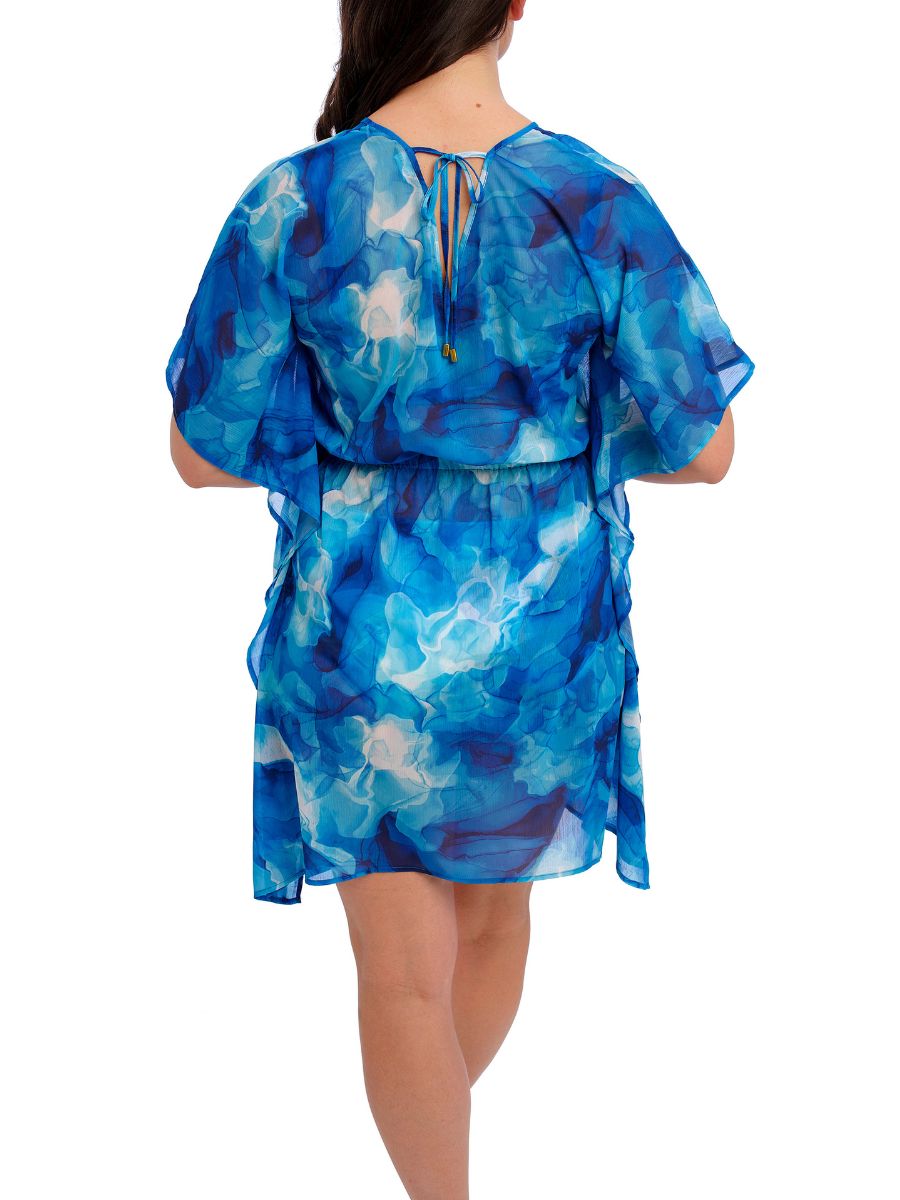Ropa de playa Fantasie Saunton Sands Kaftan longitud media cuello en V cubierta de playa - Imagen 5 de 25