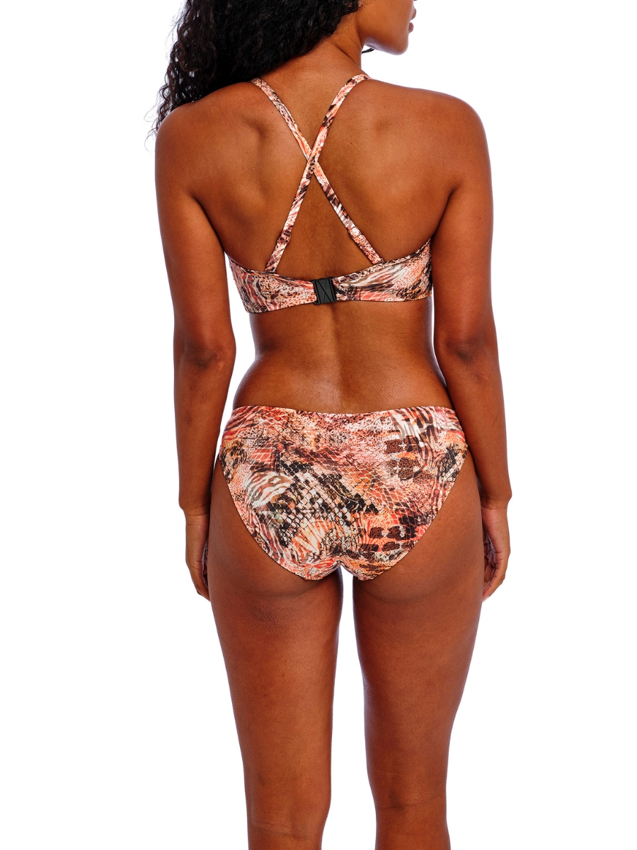 Freya Desert Cat Underwired Bandeau Bikini Top Printed Multiway Swim Swimwear - Picture 8 of 33