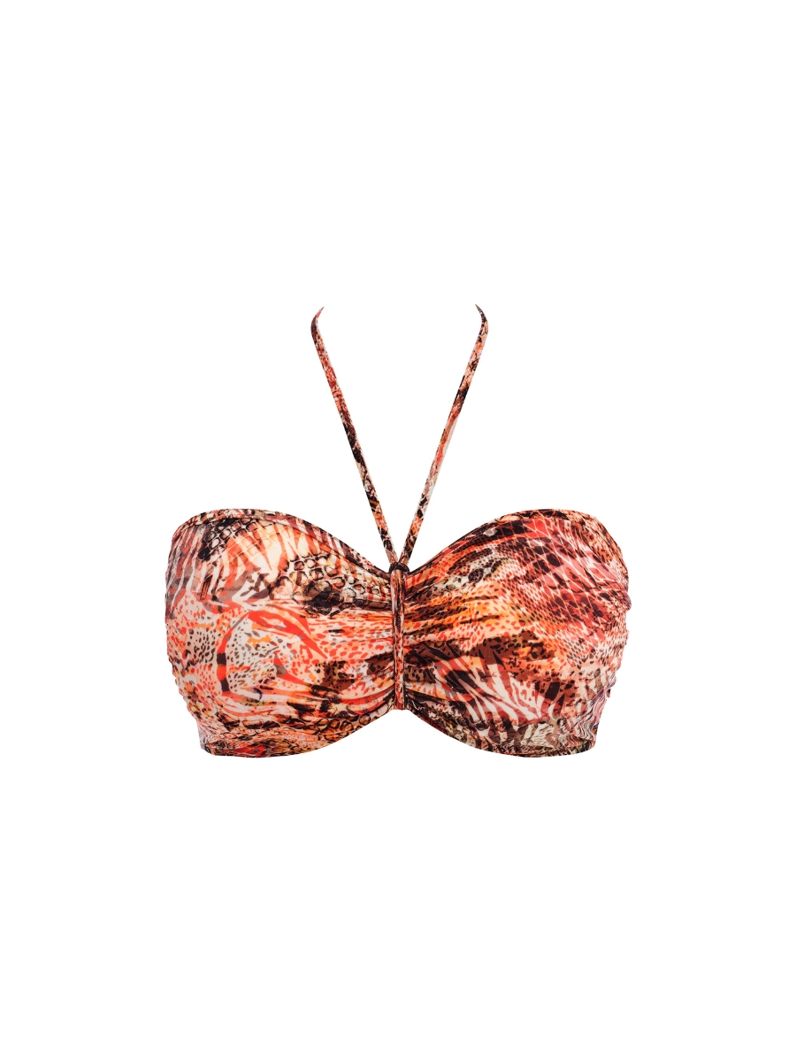 Freya Desert Cat Underwired Bandeau Bikini Top Printed Multiway Swim Swimwear - Picture 9 of 33