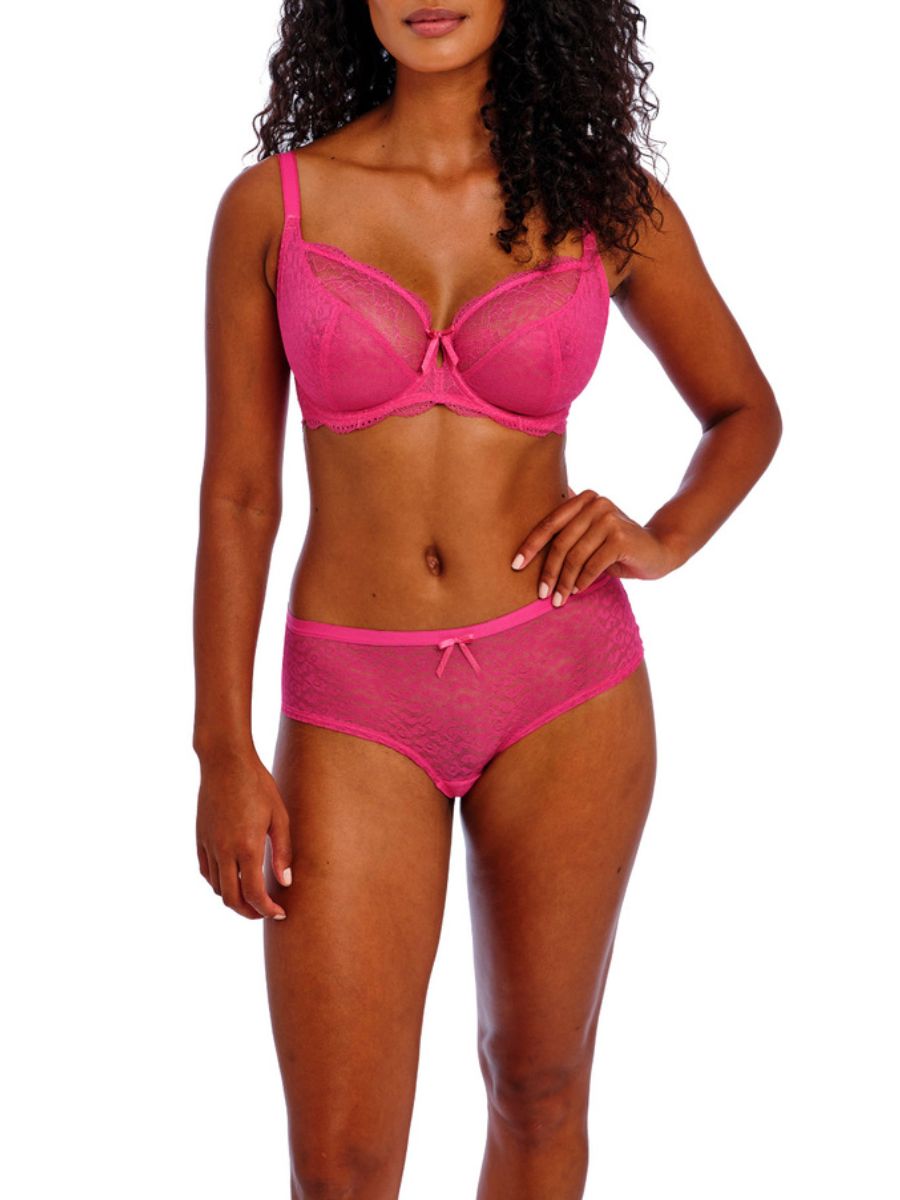 Freya Fancies Bra Plunge Bras Underwired Sheer Non Padded Lace Lingerie - Picture 13 of 24