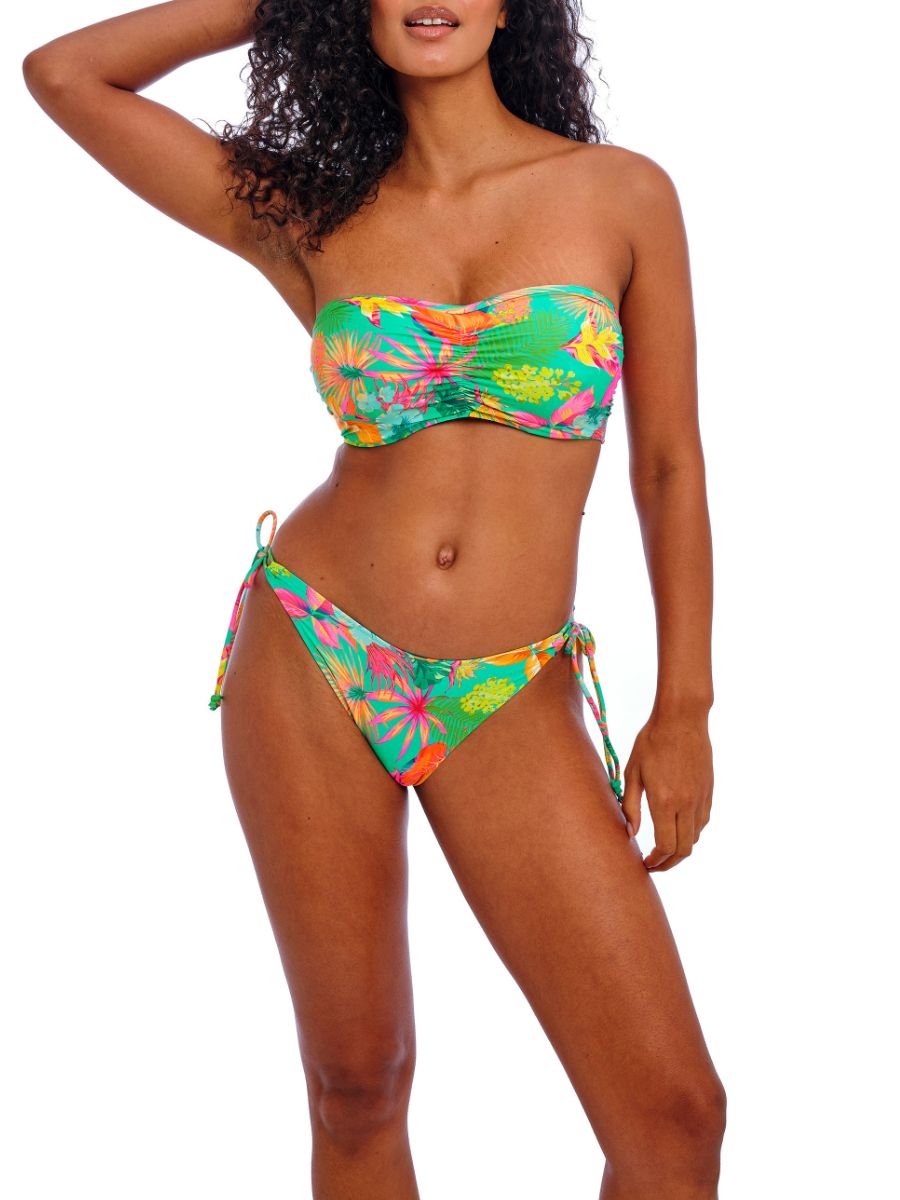 Freya Isla Margarita Underwired Bandeau Bikini Top Printed Multiway Swim - Picture 7 of 33