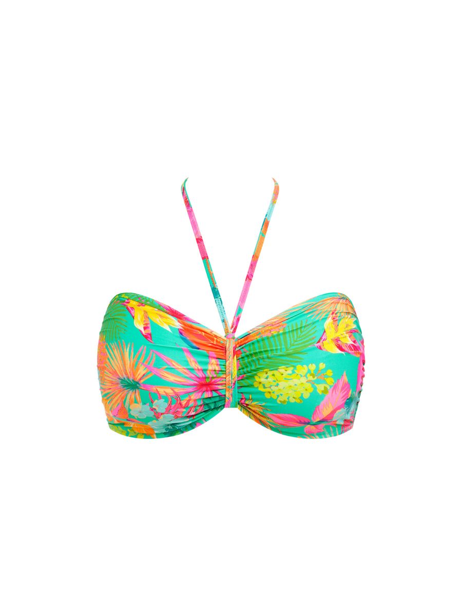 Freya Isla Margarita Underwired Bandeau Bikini Top Printed Multiway Swim - Picture 9 of 33