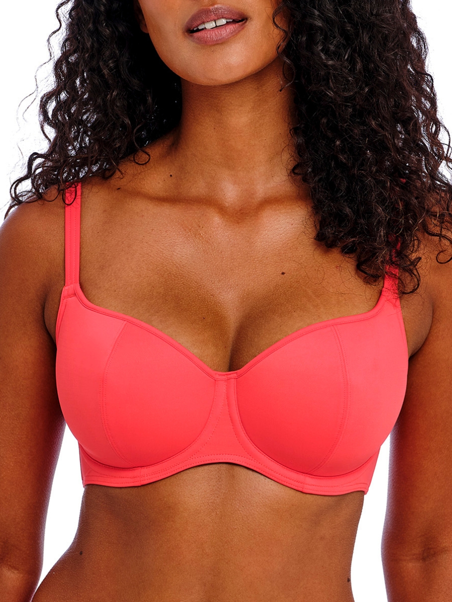 Freya Jewel Cove Bikini Top Underwired Sweetheart Padded Foam Bikinis Swimwear - Picture 10 of 14