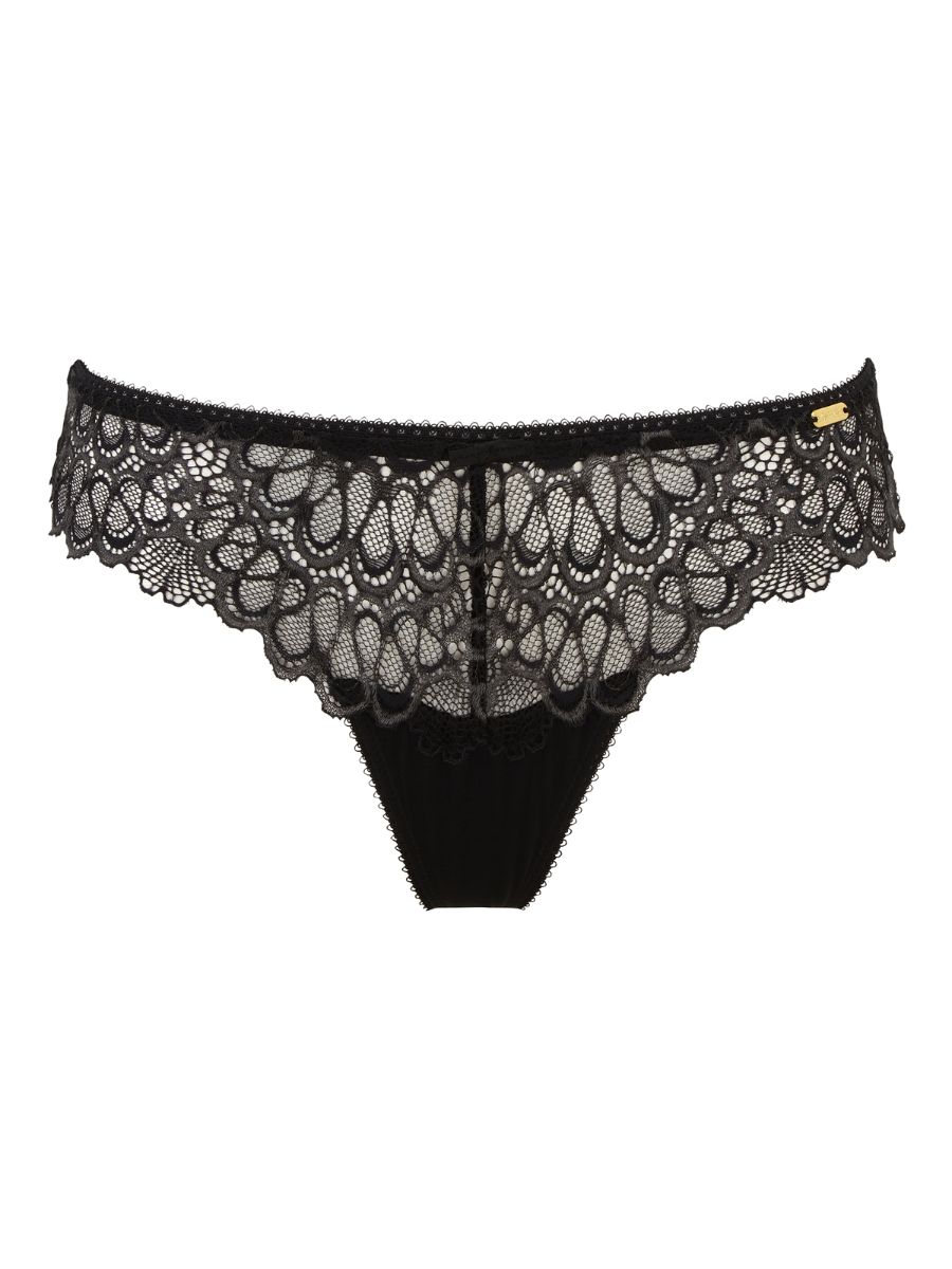 Gossard Swirl Thong Briefs Mid Rise Brief Stretch Lace Knickers Lingerie - Picture 6 of 15