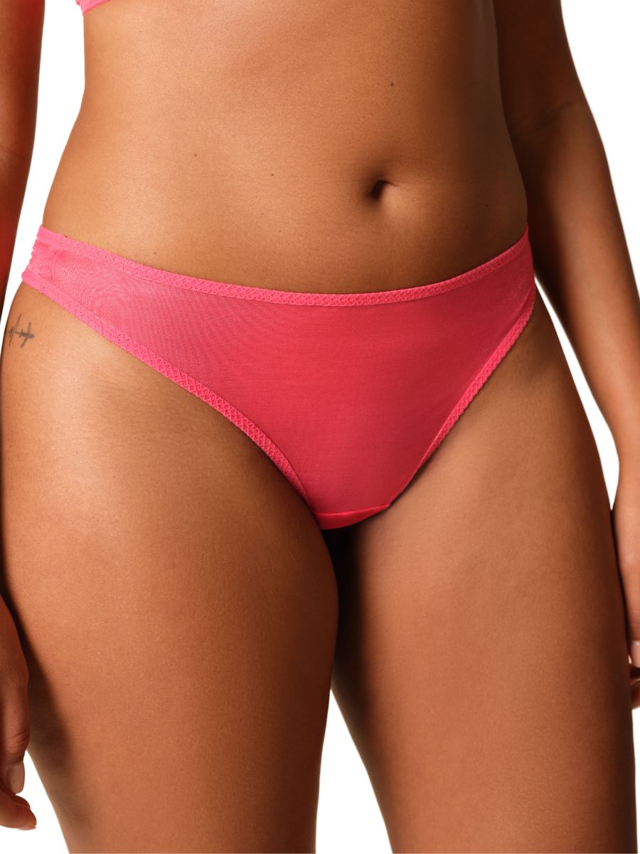 Gossard Glossies Brief Sheer Thong Knickers Mid Rise Sexy Sheer Briefs Lingerie - Picture 34 of 40