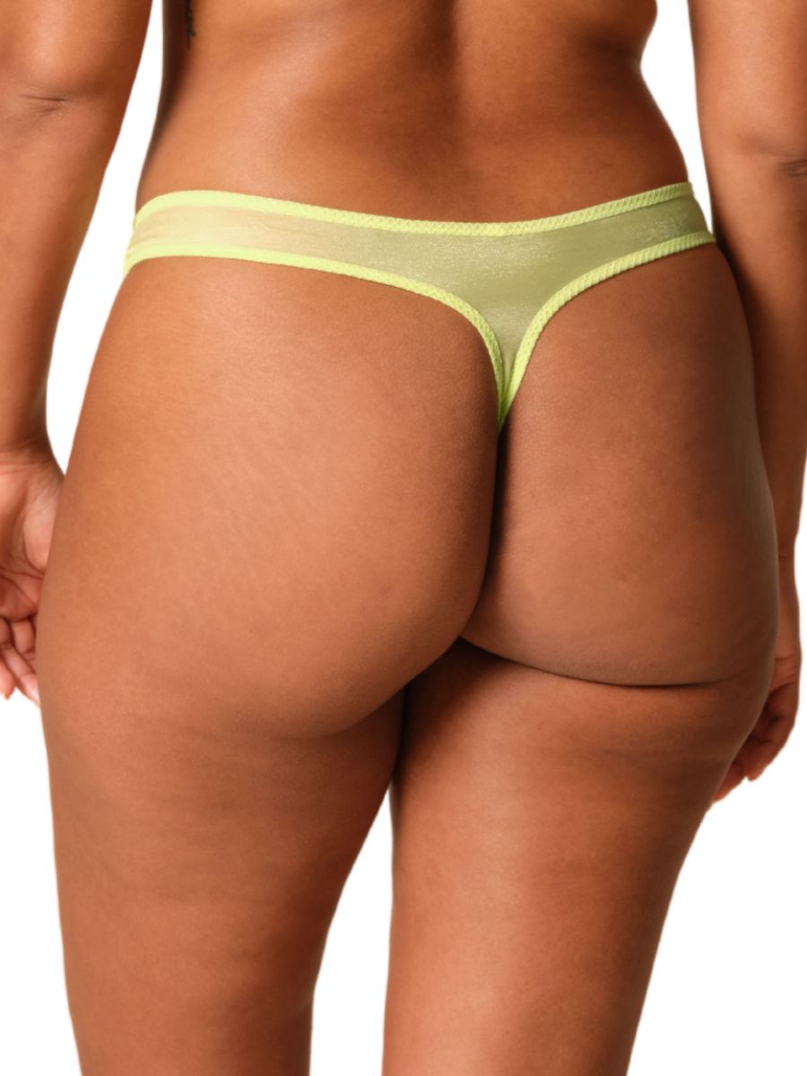 Gossard Glossies Brief Sheer Thong Knickers Mid Rise Sexy Sheer Briefs Lingerie - Picture 25 of 40