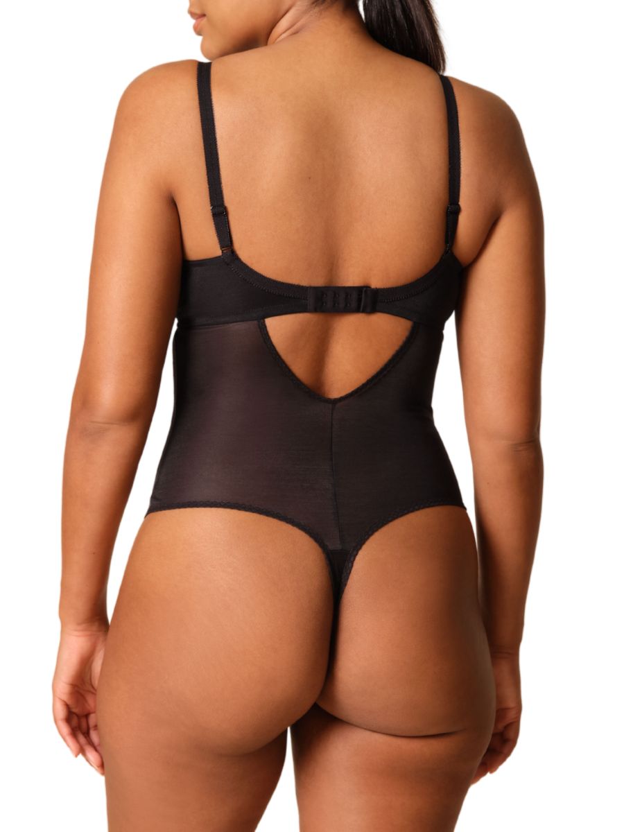 Gossard Glossies Body Plunge Bodysuit Sheer Seamless Tanga Dessous Unterwäsche - Bild 6 von 13