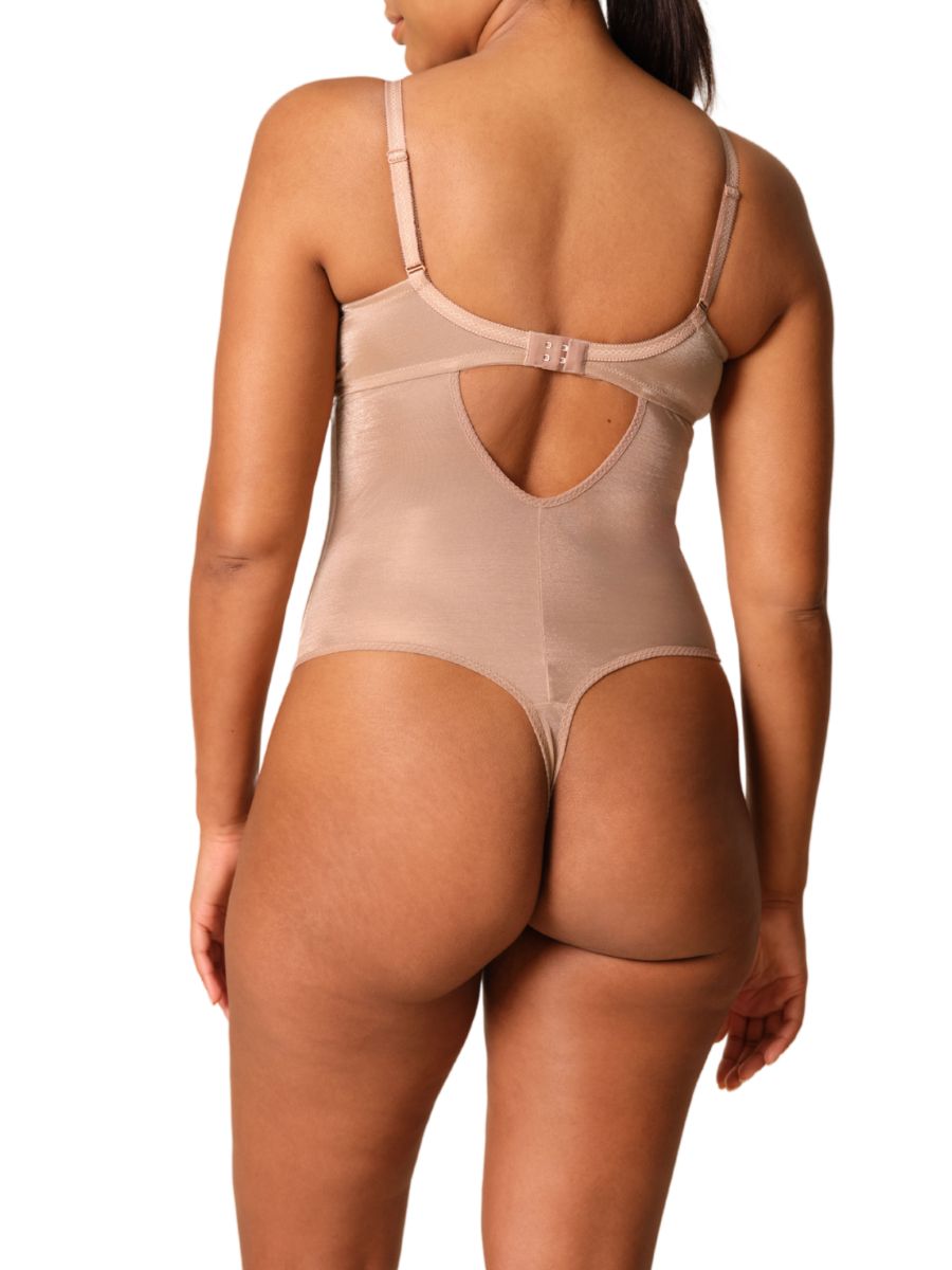 Gossard Glossies Body Plunge Bodysuit Sheer Seamless Tanga Dessous Unterwäsche - Bild 12 von 13