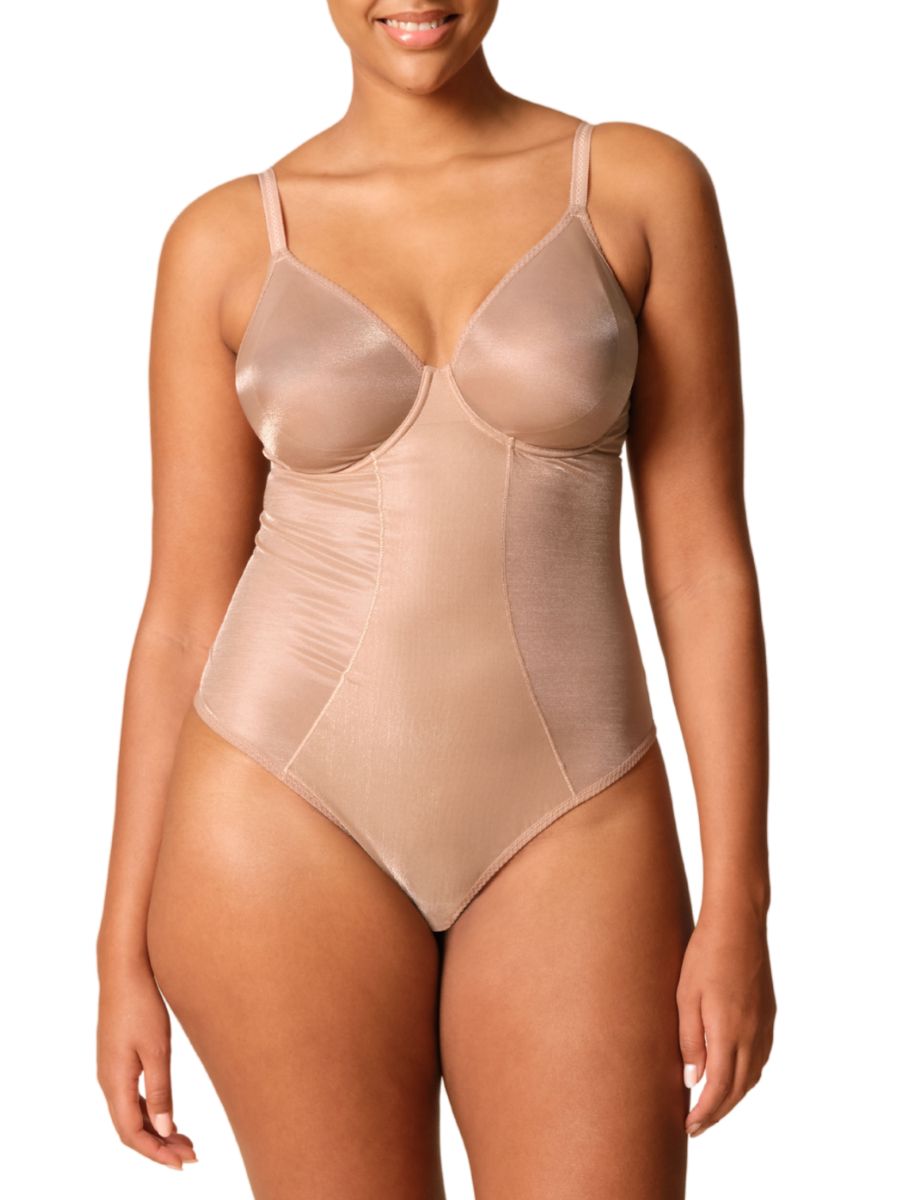 Gossard Glossies Body Plunge Bodysuit Sheer Seamless Tanga Dessous Unterwäsche - Bild 11 von 13