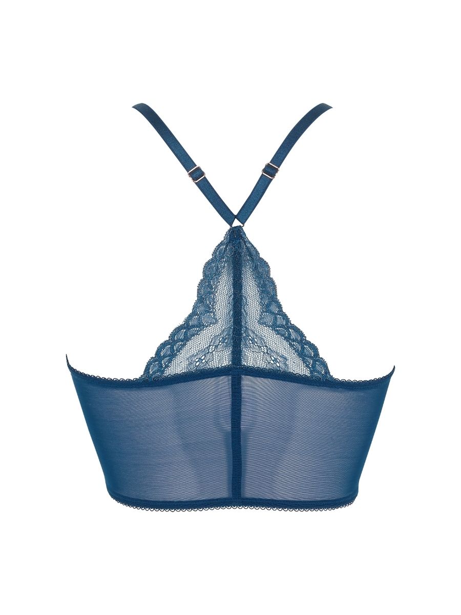 Sujetador de encaje Gossard Superboost profundo en V largo lencería bralette con aros - Imagen 10 de 37