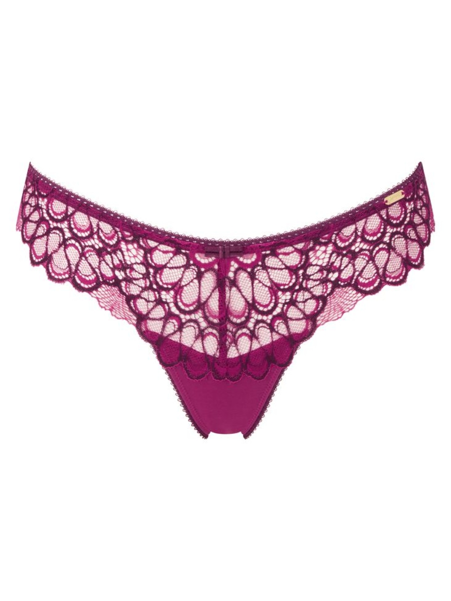 Gossard Swirl Thong Briefs Mid Rise Brief Stretch Lace Knickers Lingerie - Picture 14 of 15