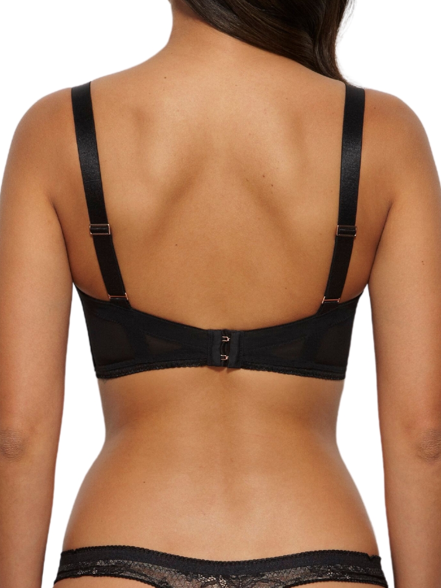 Gossard VIP Retrolution Bra Padded Staylo Bras Deep Plunge Lace Lingerie - Picture 2 of 25