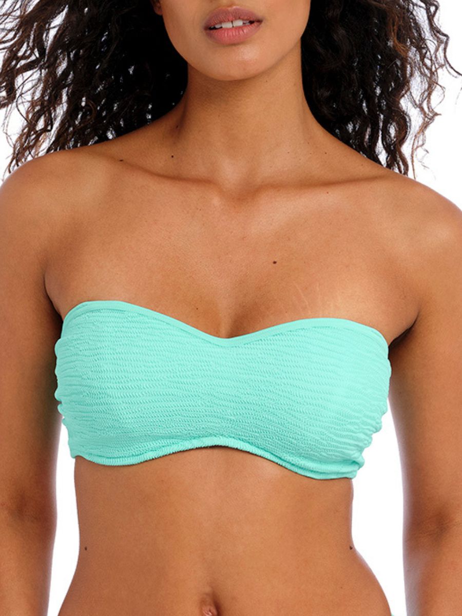 Top de bikini Freya Ibiza Waves bandeau con cable sin tirantes bikinis multiusos traje de baño - Imagen 15 de 19