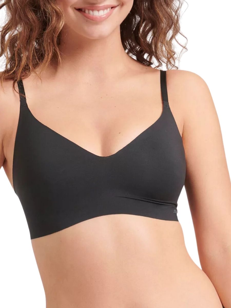 Sloggi Bralette ZERO Microfibre Bra Lightly Padded Soft Cup Bras Lingerie