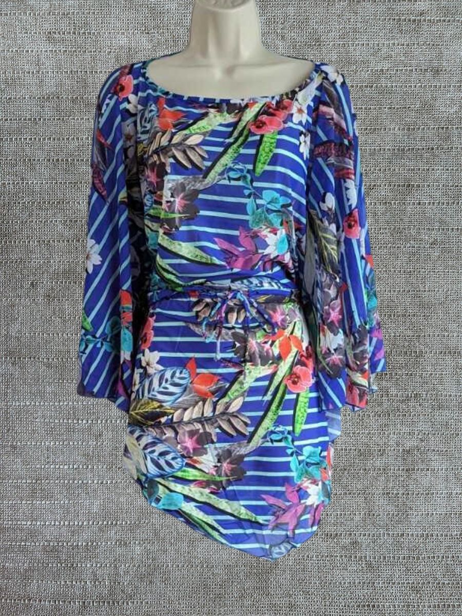 Moontide Malla Caftán Cubrir Ligero Top Traje de Baño Playa Ropa de Playa - Imagen 4 de 6