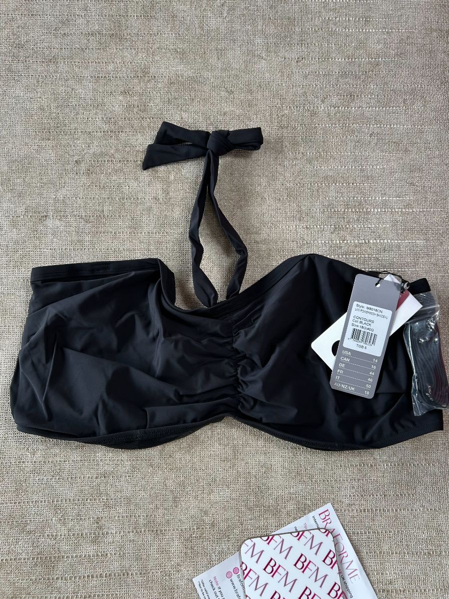 Moontide Bikini Top Underwired Powermesh Bandeau Swim Tops Swimwear