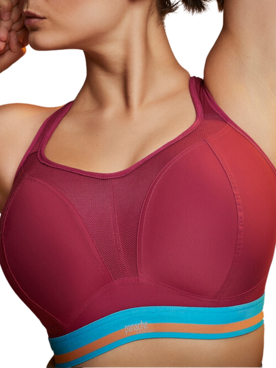Panache Sports Bra Boundless Non Wired Racerback Mid Impact Bra Sportswear - Picture 22 of 24