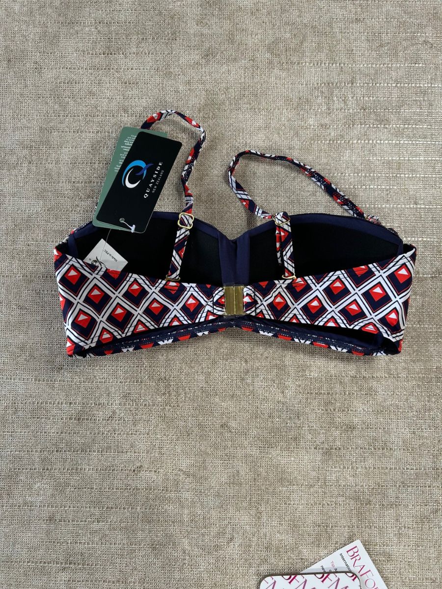 Top de bikini Quayside by Moontide Multiway Twist Bandeau traje de baño playa - Imagen 14 de 17