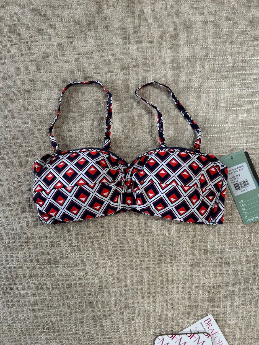 Top de bikini Quayside by Moontide Multiway Twist Bandeau traje de baño playa - Imagen 13 de 17