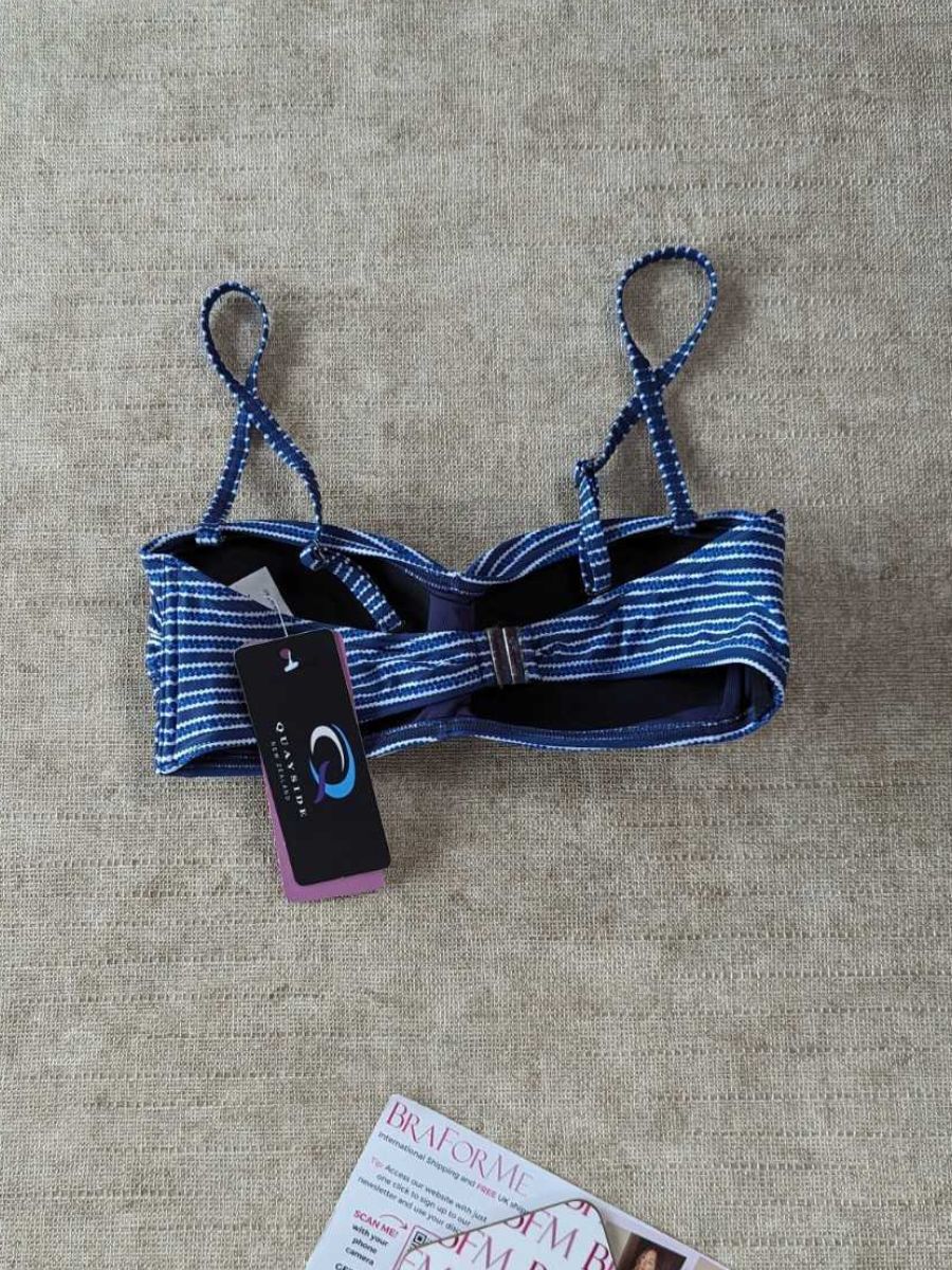 Top de bikini Quayside by Moontide Multiway Twist Bandeau traje de baño playa - Imagen 8 de 17