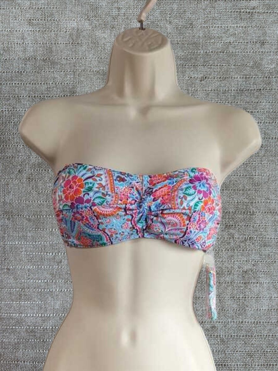 Top de bikini Quayside by Moontide Multiway Twist Bandeau traje de baño playa - Imagen 15 de 17