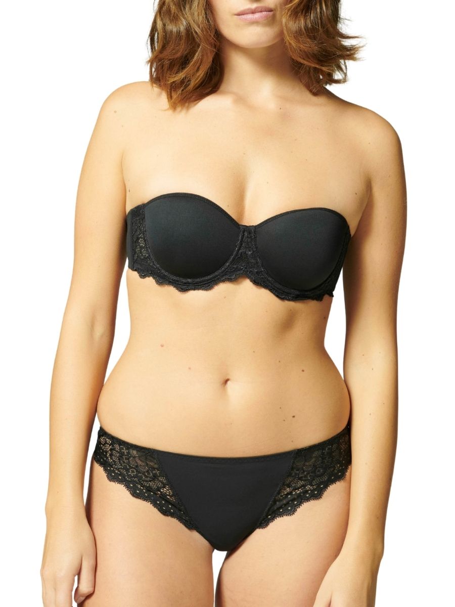 Sujetador moldeado sin tirantes Simone Pérèle Caresse sujetadores con aros multiusos de lujo - Imagen 4 de 11