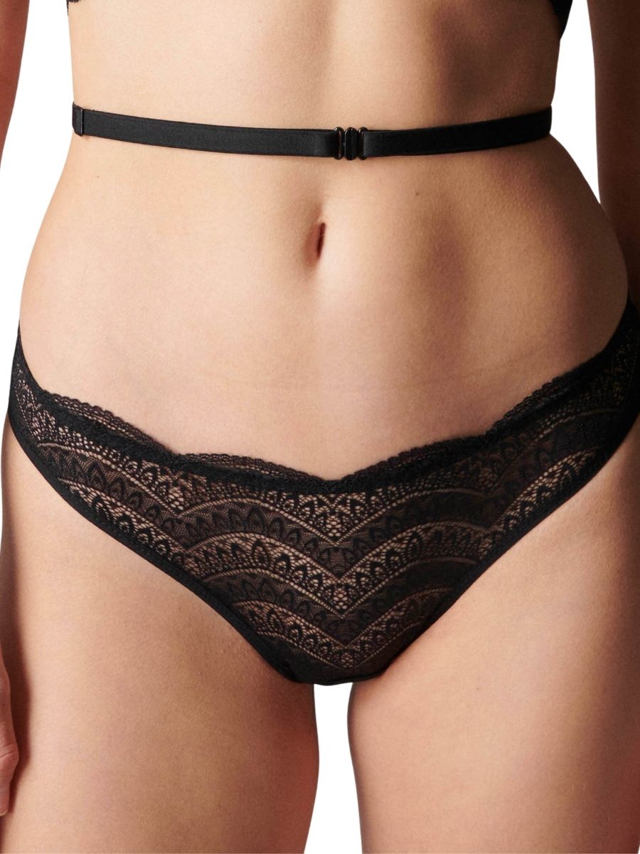 Simone Pérèle Karma Brief Mid Rise Lace Knickers Luxury Lingerie