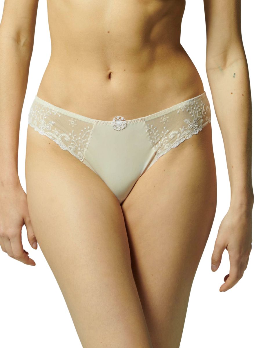 Simone Pérèle Délice Brief Mid Rise Embroidered Lace Knickers Luxury Lingerie
