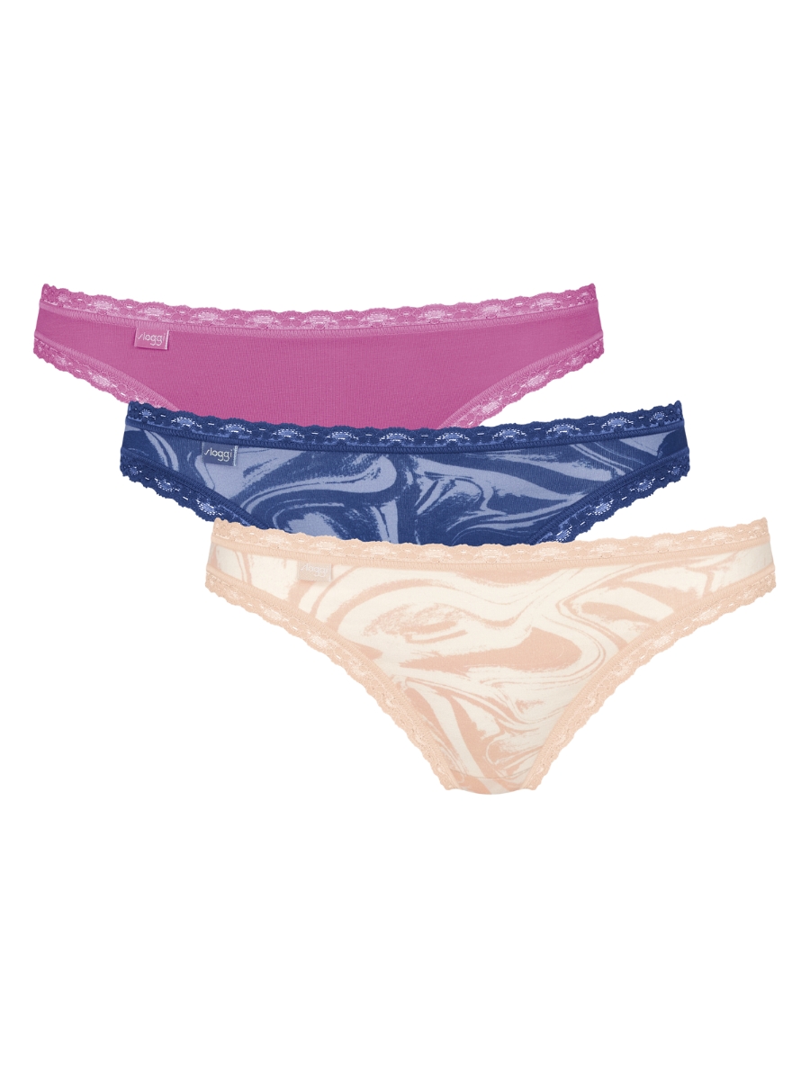 Sloggi Tanga Calzoncillos Bragas 24/7 Fin de Semana 3 PACK 95% Algodón Multipack Lencería - Imagen 8 de 67