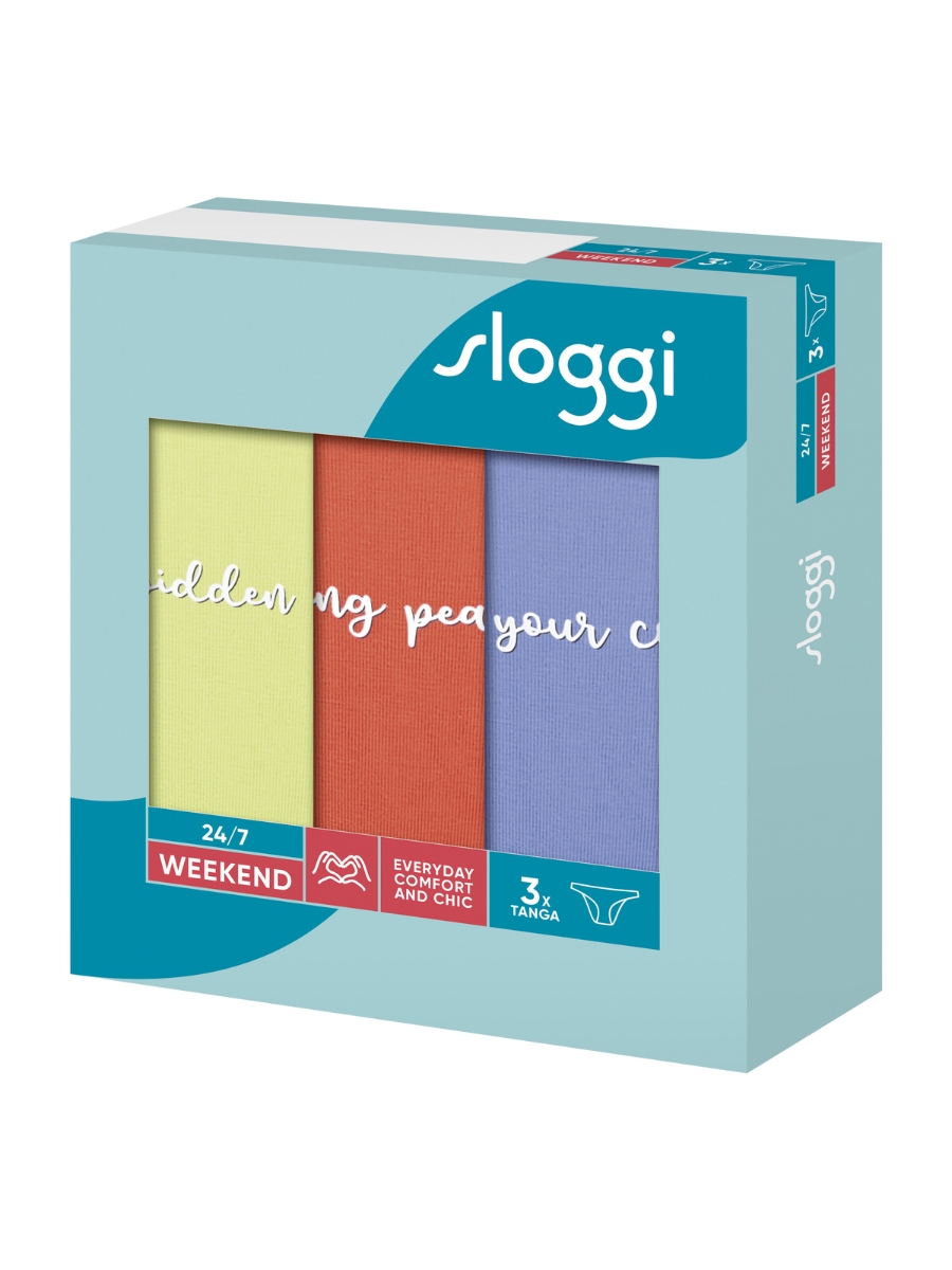 Sloggi Tanga Calzoncillos Bragas 24/7 Fin de Semana 3 PACK 95% Algodón Multipack Lencería - Imagen 30 de 67