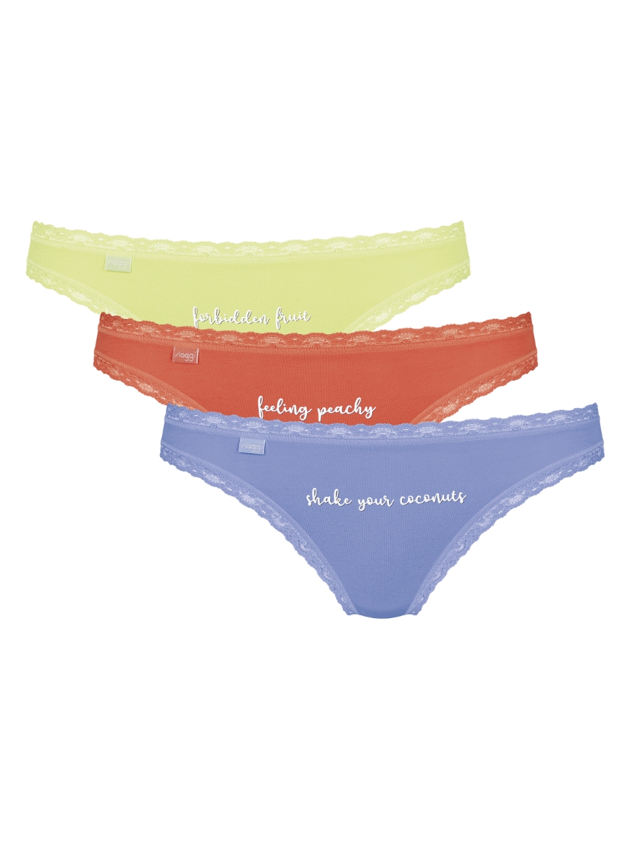 Sloggi Tanga Calzoncillos Bragas 24/7 Fin de Semana 3 PACK 95% Algodón Multipack Lencería - Imagen 23 de 67