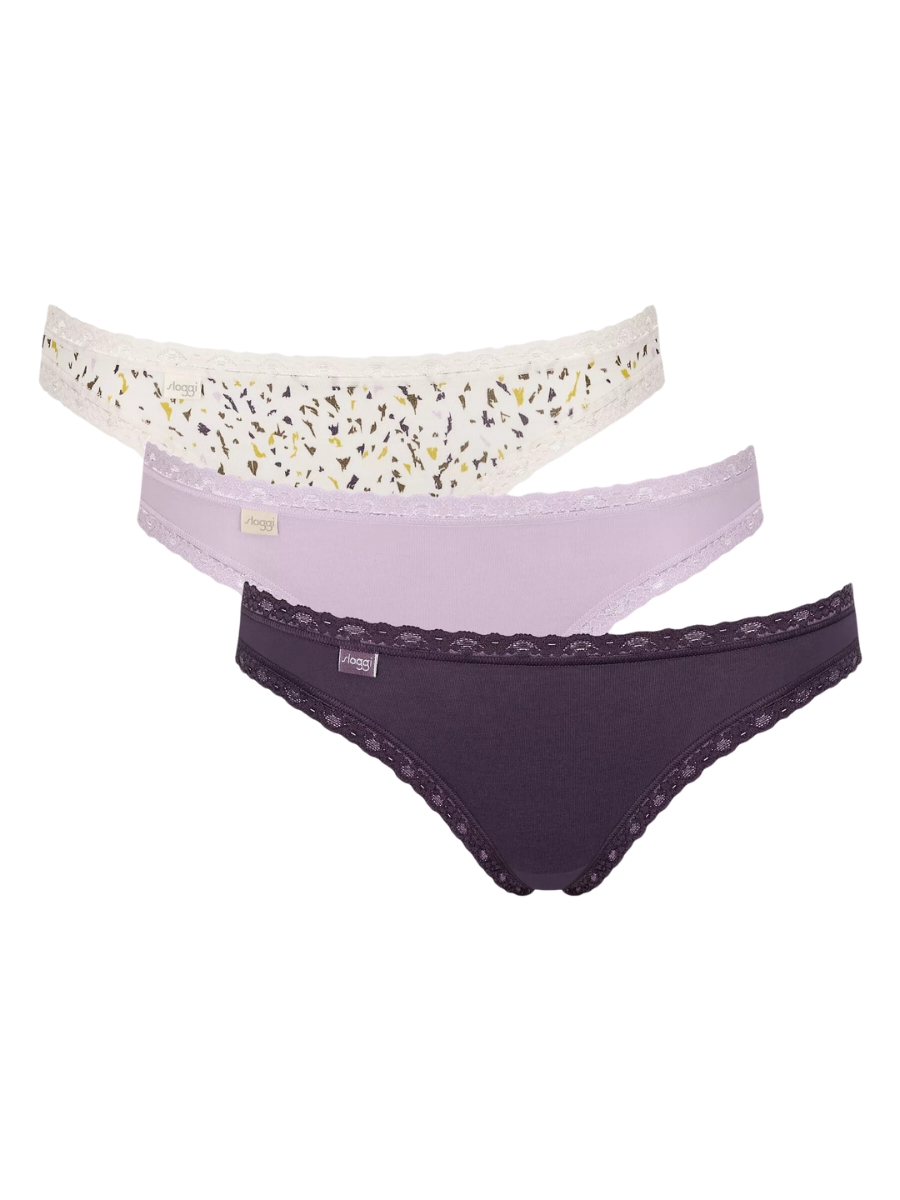 Sloggi Tanga Calzoncillos Bragas 24/7 Fin de Semana 3 PACK 95% Algodón Multipack Lencería - Imagen 39 de 67
